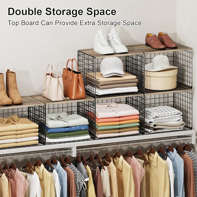 Widened & Heightened Closet Organizers And Storage Shelves - Image 4