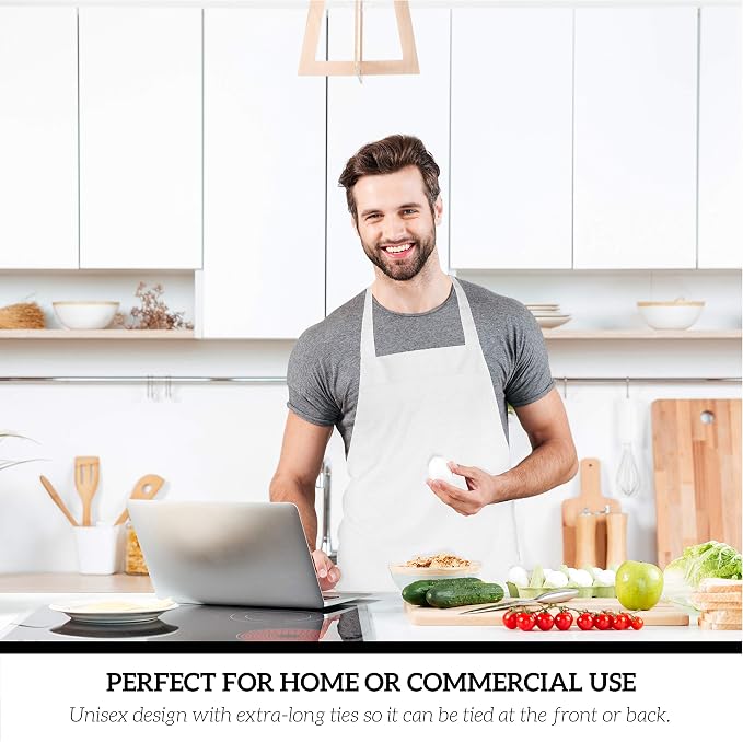 GREEN LIFESTYLE 12 Pack Bib Apron - Image 5