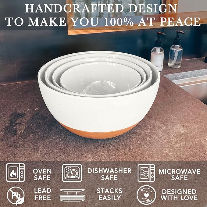 Mora Ceramic Large Mixing Bowls - Image 3