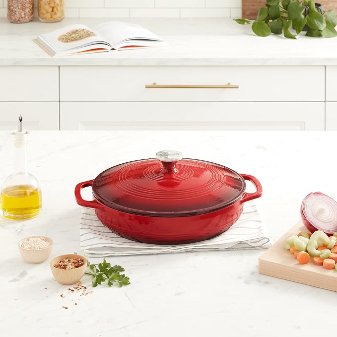 Lodge Essential Enamel Braiser - Image 6