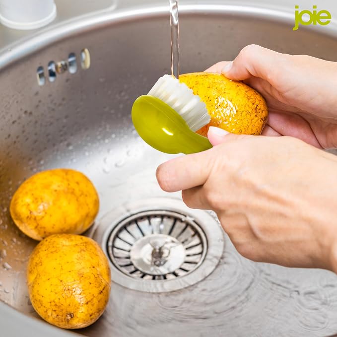 Joie Potato Scrub Brush, Ergonomic Easy Grip Handle, Small and Compact - Image 4
