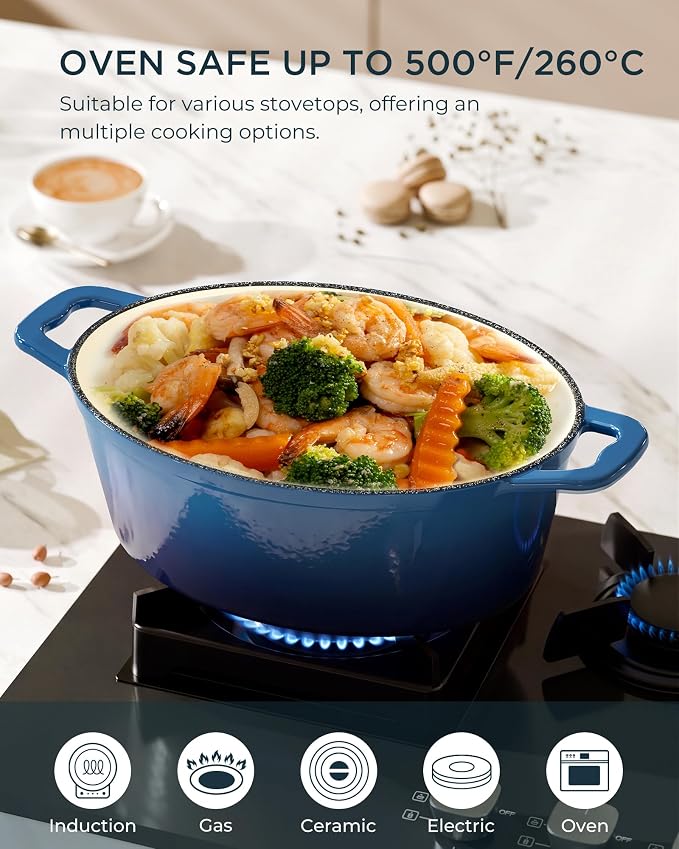 Enameled Cast Iron Dutch Oven - Image 6