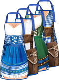 Geetery 4 Pcs Chicken Aprons for Women Rooster Print Apron Waterproof by Geetery
