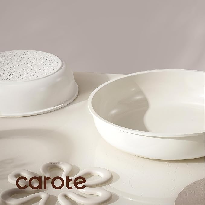 CAROTE Ceramic Pots and Pans Set Non Stick, Nonstick Kitchen Cookware Sets - Image 6