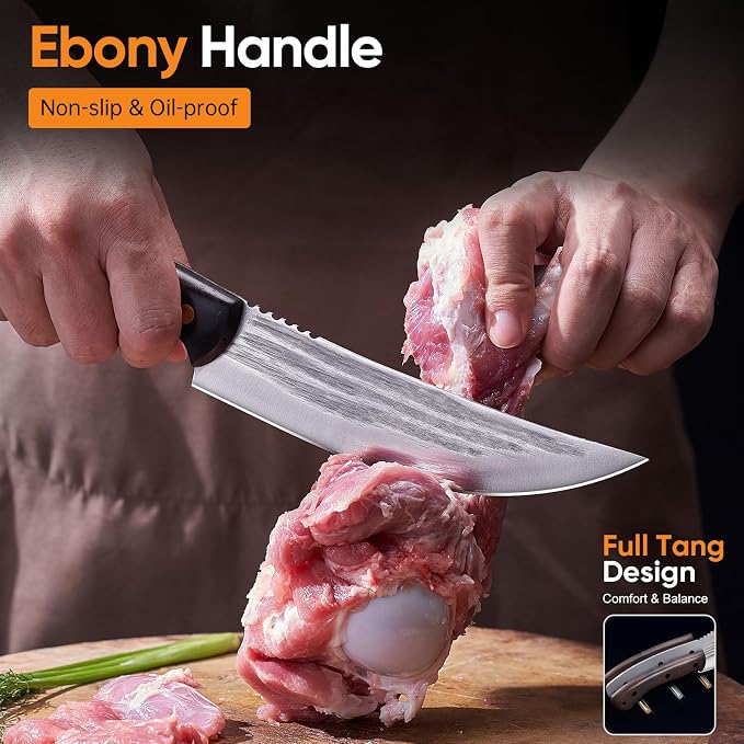 3PCS Meat Cleaver Knife Set - Image 4