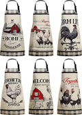 Bencailor 6 Pcs Spring Kitchen Aprons by Bencailor