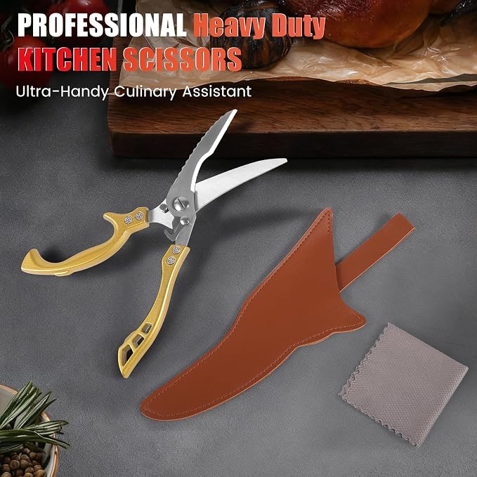 ANDONG Heavy Duty Kitchen Poultry Shears - Image 6