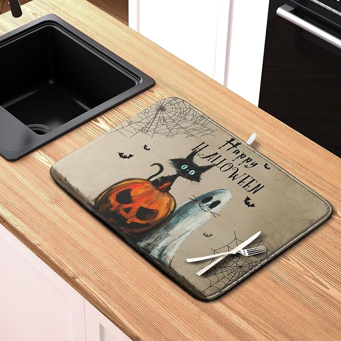Happy Halloween Dish Drying Mat - Image 6