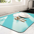 Dish Drying Mat for Kitchen Counter | Coffee Bar Mat for Countertops