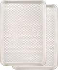 Wildone Baking Sheet Pan Set, Honeycomb Embossed Nonstick Baking Sheet 15x10 In by Wildone