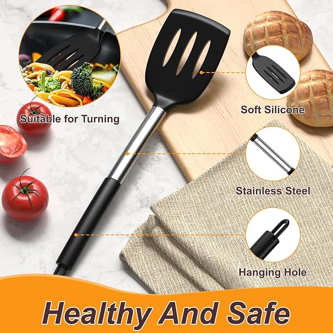 Yoehka Silicone Cooking Utensils Set - Image 3