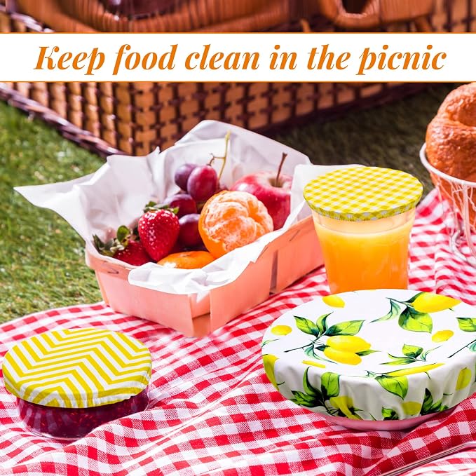 10 Pack Cloth Bowl Covers for Bread Rising - Image 5