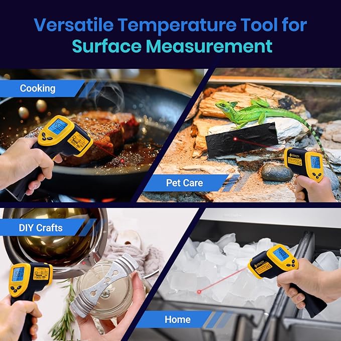 Etekcity Infrared Thermometer Laser Temperature Gun 1080, -58°F~ 1130°F - Image 2