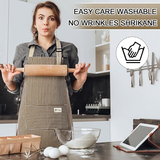 Janmercy 24 Pcs Aprons for Women Men - Image 6