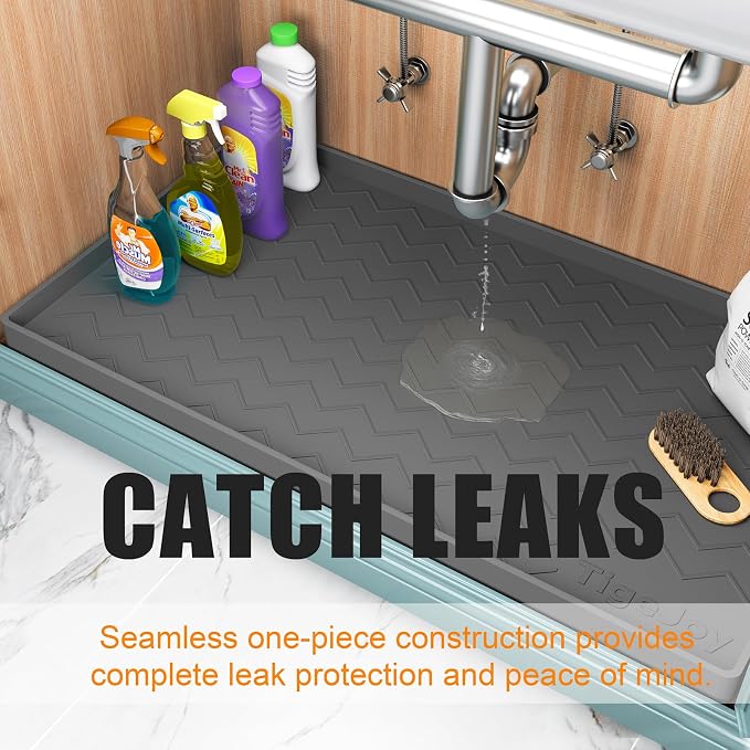 TigeJoy 28" x 22" Under Sink Mats - Image 5