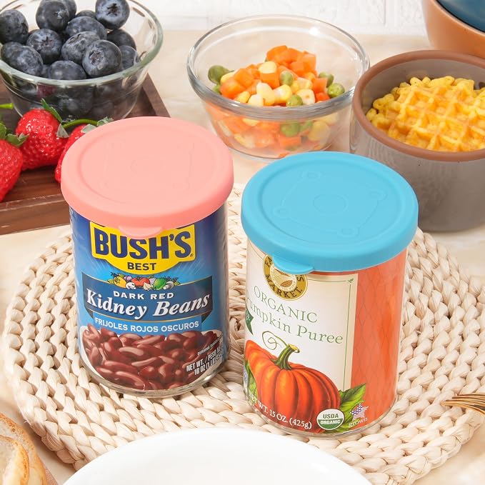 2PCs 3.0-inch Silicone Can Lids - Image 8