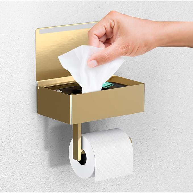 Day Moon™ - Toilet Paper Holder - Modern Roll Holder by DayMoonDesigns