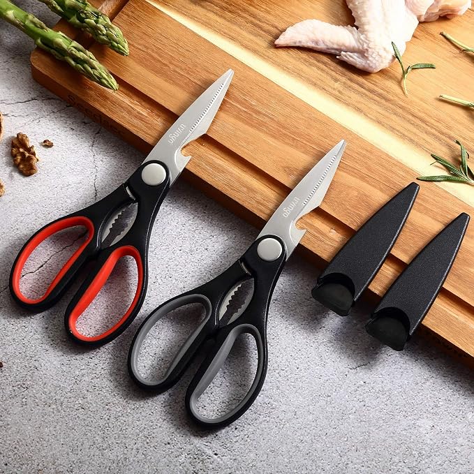 LIVINGO 8" Kitchen Scissors All Purpose - Image 5
