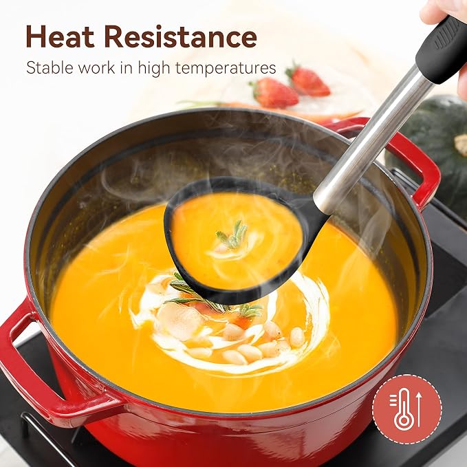 Silicone Cooking Utensils Set, NCUE 35 Pcs Kitchen Utensils Set - Image 3