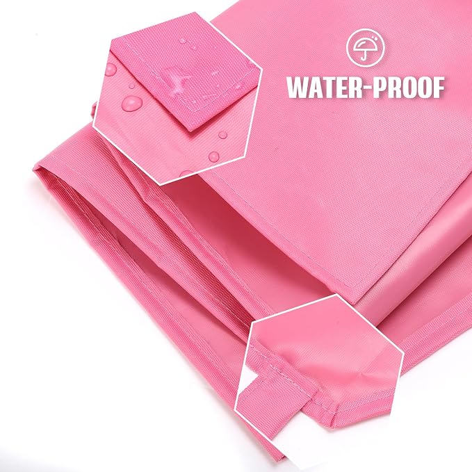 2 Pack Waterproof Rubber Vinyl Apron 40 Inch Chef Aprons - Image 3