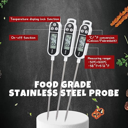 Copkim 6 Pcs Instant Read Meat Thermometer - Image 3