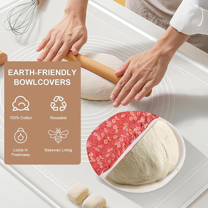 Reusable Bowl Covers for Bread Proofing - Image 5