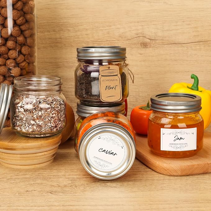 Eathtek Small Mason Jars 8oz/240ml - Image 6