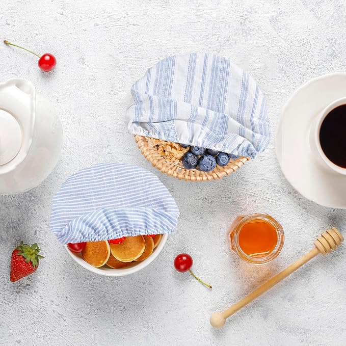 Reusable Bowl Covers, 5 Size Stretch Cloth Bowl Covers - Image 5