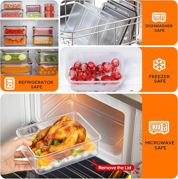 50 PCS Food Storage Containers - Image 6