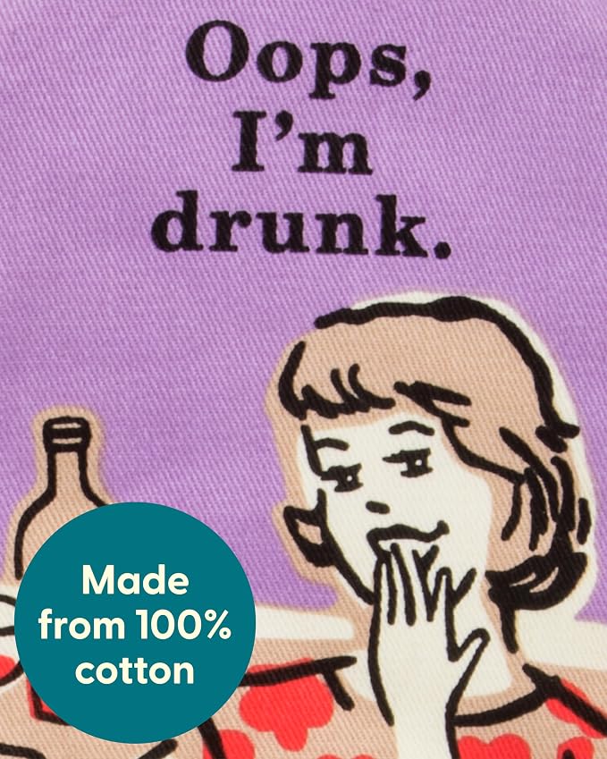 Blue Q Oops I'm Drunk Funny and Cute Oven Mitts, Home Kitchen Gifts, Cooking - Image 3