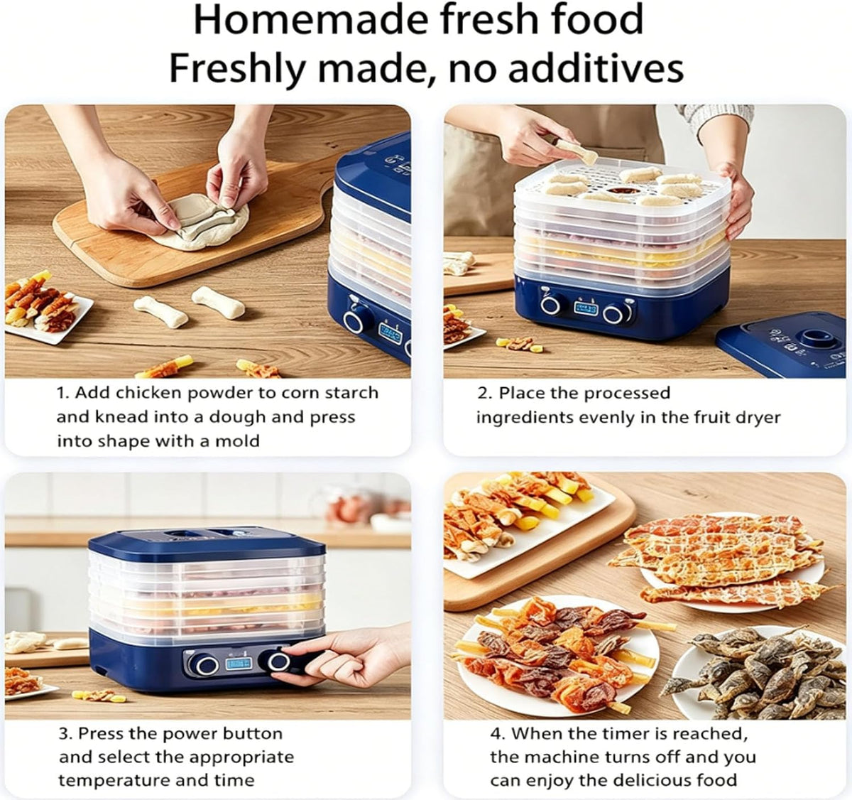 5 Trays Home Food Freeze Dryer Machine, Candy Freeze Dryer With Smart