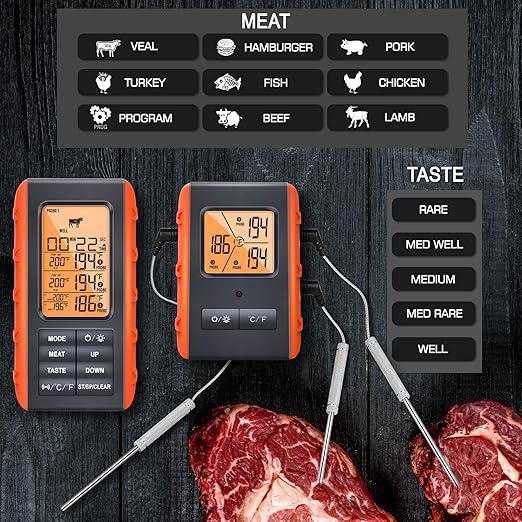 Wireless Meat Thermometer for Grilling Smoking - Image 6