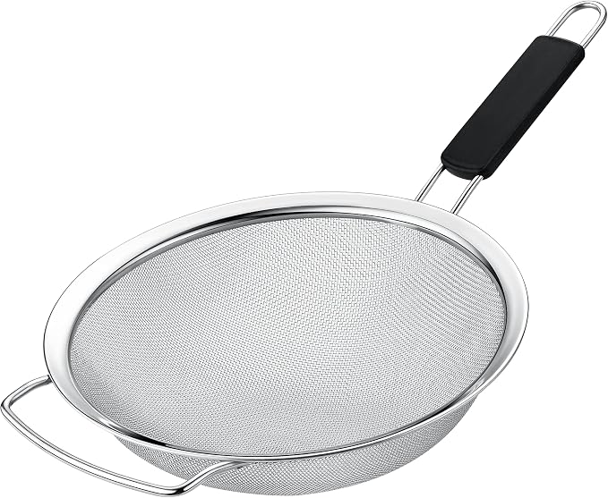 9" Large Fine Mesh Strainer by KAFOOR