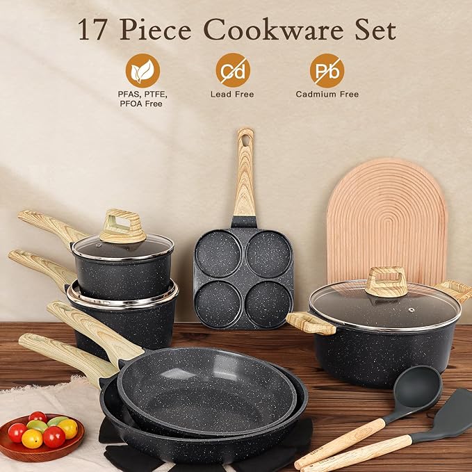 GiPP Ceramic Pots and Pans Set Non Stick - Image 7