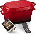 Kook Dutch Oven, for Bread Baking, Sourdough Loaf Pan, Dual Handles, Enameled by Kook