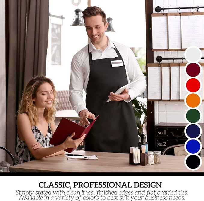 GREEN LIFESTYLE 12 Pack Bib Apron - Image 7
