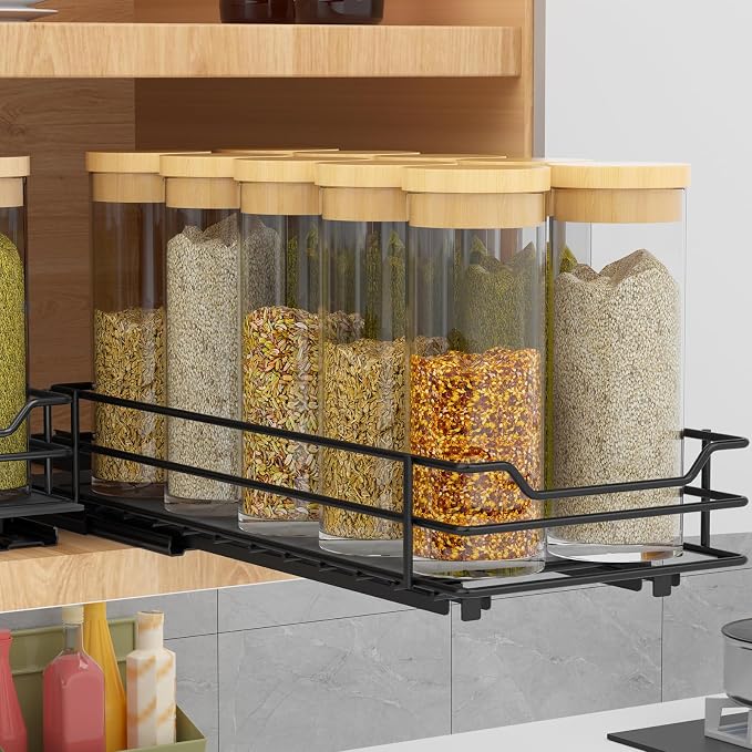 BOIVSHI Pull Out Spice Rack Organizer by BOIVSHI