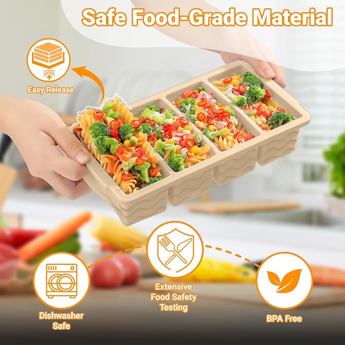 Doasuwish Silicone Freezer Tray - Image 3