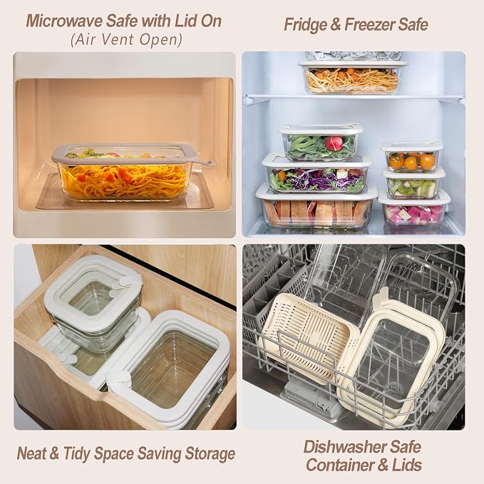 Urban Green Glass Food Storage Containers - Image 4