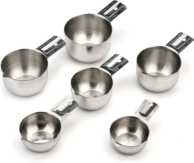 Hudson Essentials Stainless Steel Measuring Cups Set - Image 2