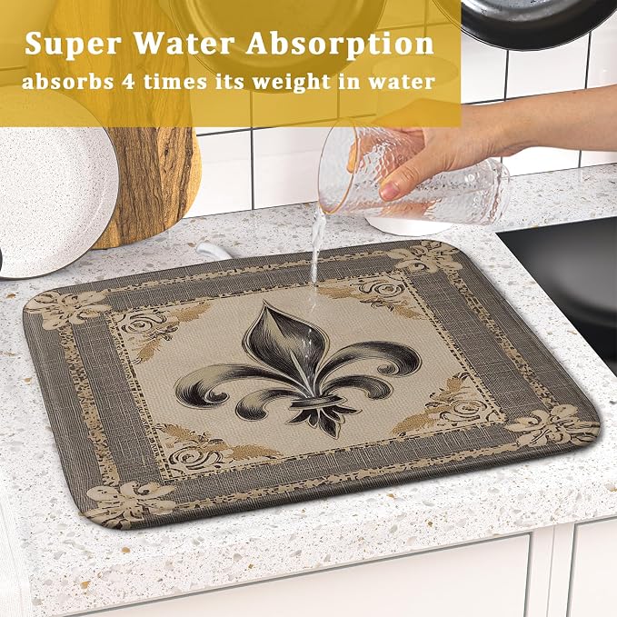 Giwawa Mardi Gras Dish Drying Mat - Image 7