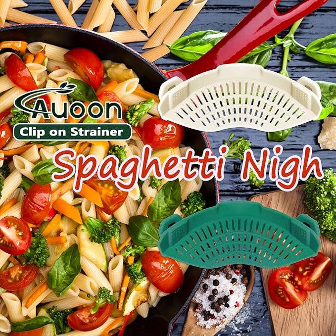 AUOON Clip On Strainer Silicone - Image 4