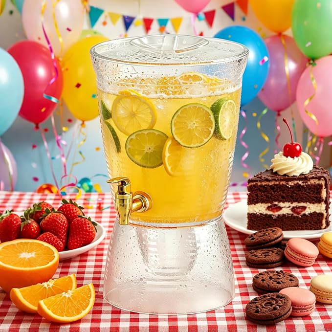 1 Pack Drink Dispenser for Parties 1.6 Gallon, Large 6L Plastic Water Dispenser - Image 6