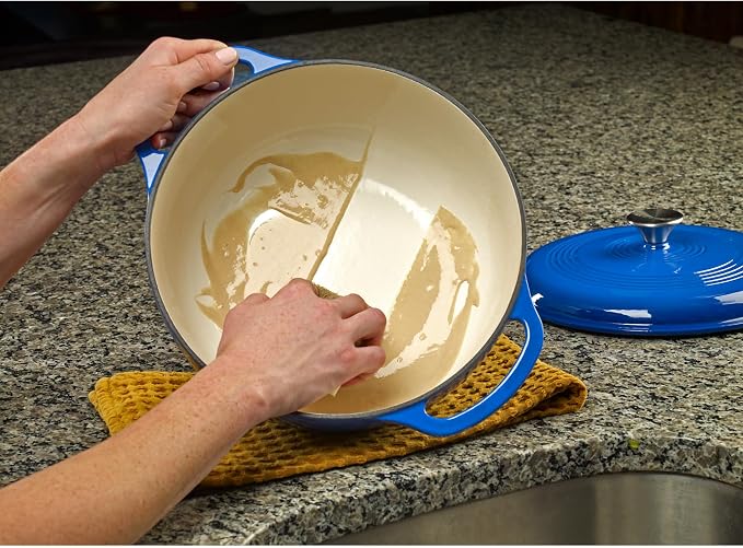Mercer Culinary Enameled Cast Iron Round Dutch Oven, 6 qt. - Image 8