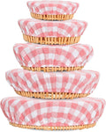 Reusable Bowl Covers, 5 Size Stretch Cloth Bowl Covers by Unknown