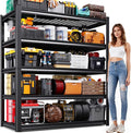 Garage Shelving-3000 lbs 5 Tier Storage Shelves, Adjustable Heavy Duty Metal by Unknown