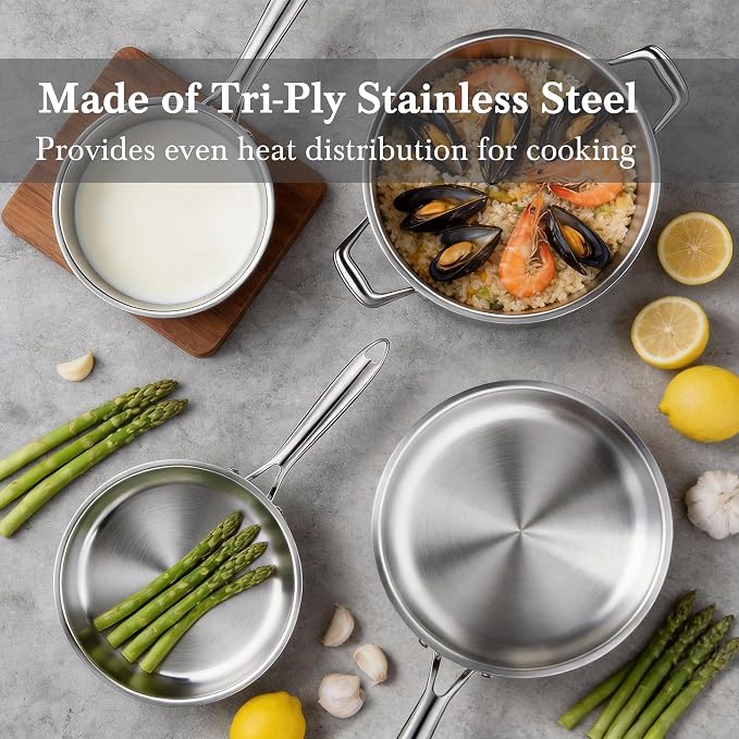 Stainless Steel Cookware Set - Image 5