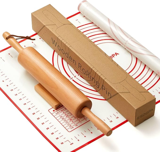 Classic Wood Rolling Pin by ESDOPA