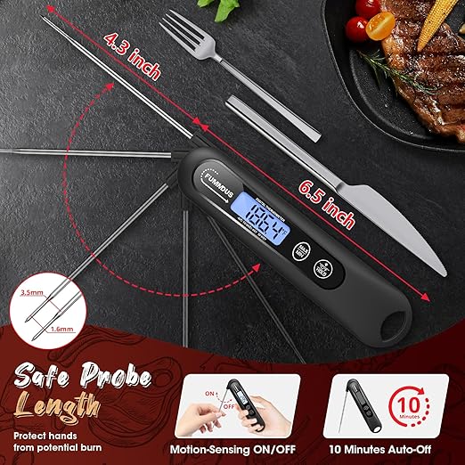 Meat Thermometer Digital, 3S Instant Read Food Thermometer - Image 6