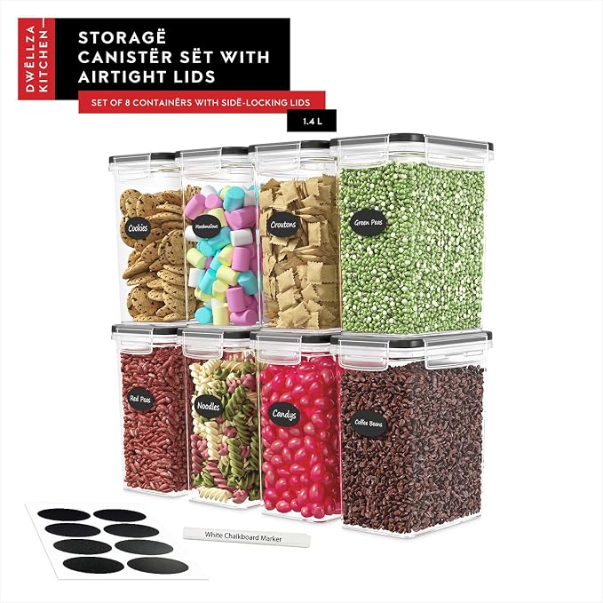 DWËLLZA KITCHEN Airtight Food Storage Container Set - Image 8